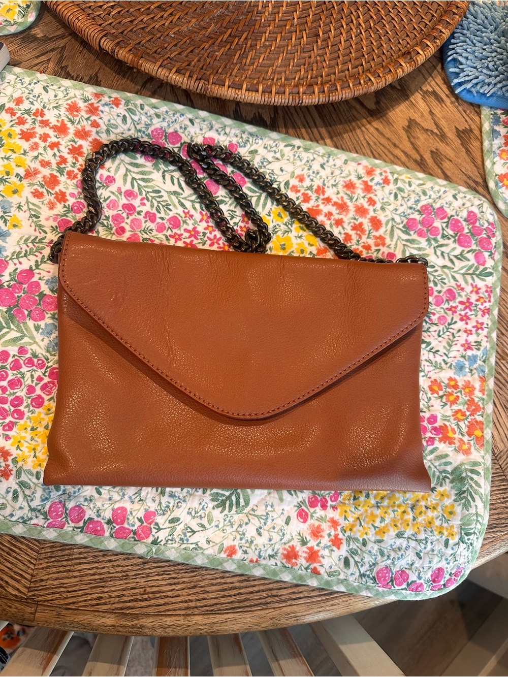 J. Crew Invitation Leather Clutch